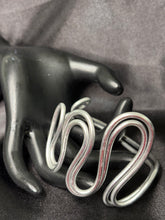Load image into Gallery viewer, Silver Wired Cuff Bracelet