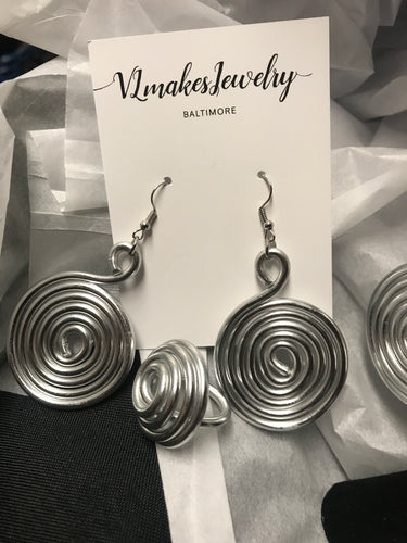 Ring and Earrings Set